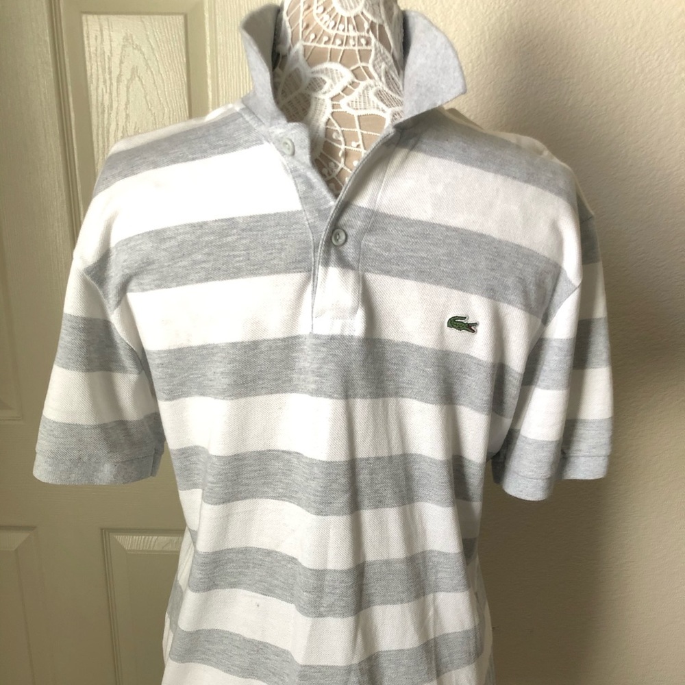 Authentic Lacoste Striped Polo